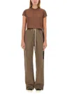 Rick Owens Drkshdw Drkshdw By Rick Owens Small Levet T-shirt In Brown