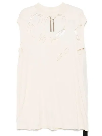 Rick Owens Drkshdw Trap T-shirt In Neutral