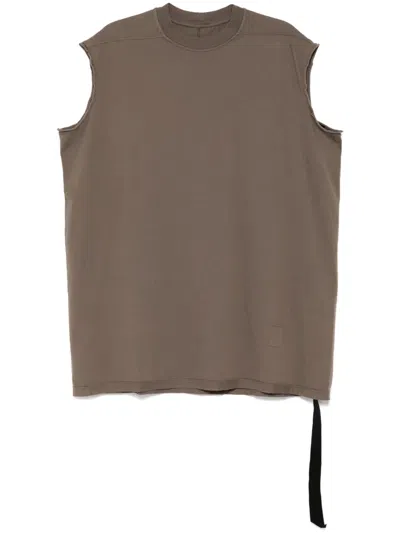 Rick Owens Drkshdw Trap Tank In Brown