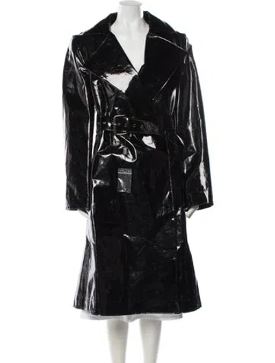 Pre-owned Rick Owens Drkshdw Trench Coat W/ Tags In Black