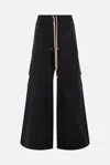 Rick Owens Drkshdw Drkshdw By Rick Owens Relaxed Fit Wide Leg Pants In Black