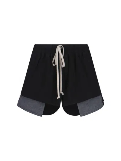 Rick Owens Drkshdw Trousers In Black