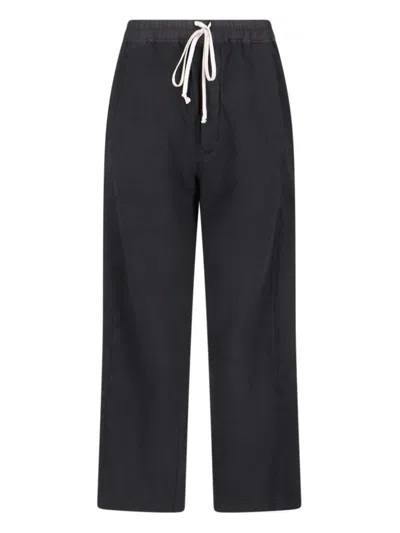 Rick Owens Drkshdw Trousers In Black