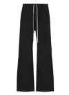 Rick Owens Drkshdw Black Hollywood Geth Belas Trousers In Black