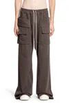 Rick Owens Drkshdw Drawstring Casual Pants In Brown