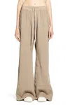 Rick Owens Drkshdw Womens Dirty Pearl Pusher Straight-leg Cotton-jersey Jogging Bottoms Xs In Brown