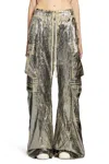 Rick Owens Drkshdw Double-cargo Trousers In Multi