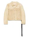 Rick Owens Drkshdw Trucker Jacket In Neutrals