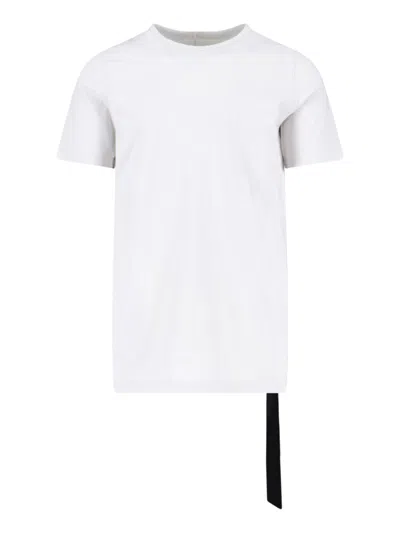 Rick Owens Drkshdw T-shirt "level T" In White