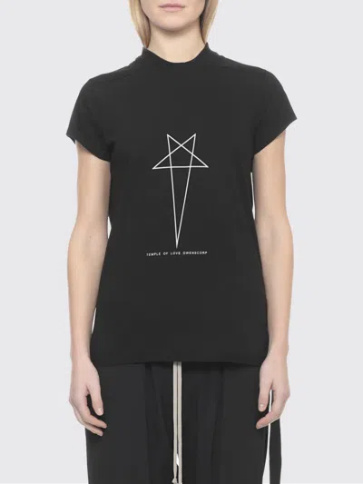 Rick Owens Drkshdw T-shirt Woman  In Black
