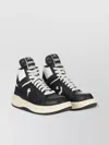 RICK OWENS DRKSHDW TURBO HIGH-TOP SNEAKERS RUBBER SOLE
