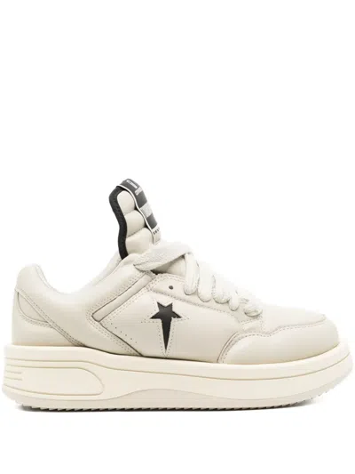 Rick Owens Drkshdw Turbowpn Low-top Sneakers In Neutral