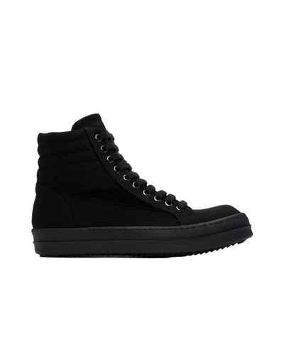 Rick Owens Drkshdw Vintage High-top Sneakers In Black