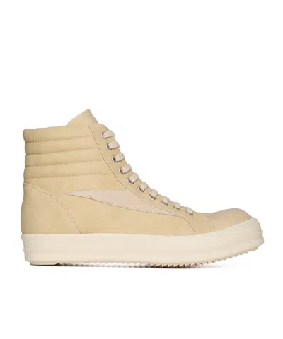 Rick Owens Drkshdw Vintage High Top Sneakers In Nude