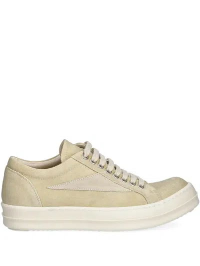 Rick Owens Drkshdw Vintage Lace-up Low-top Sneakers In Neutral