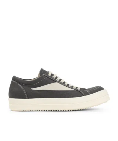 Rick Owens Drkshdw Vintage Low-cut Sneakers In White