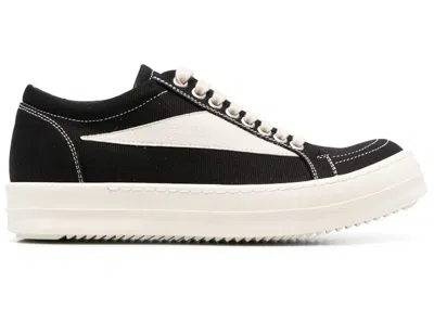 Pre-owned Rick Owens Drkshdw Vintage Sneaks (women's) Sneakers In Black/white