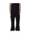 Rick Owens Drkshdw Waistband Loop Casual Pants In Black