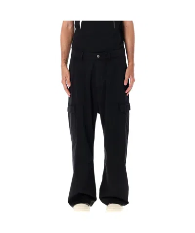 Rick Owens Drkshdw Waistband Loop Casual Pants In Black