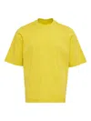 Rick Owens Drkshdw Walrus Cotton T-shirt In Yellow