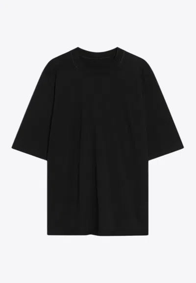 Rick Owens Drkshdw Walrus Jersey T-shirt In Black