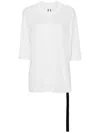 Rick Owens Drkshdw Walrus Organic-cotton T-shirt In White