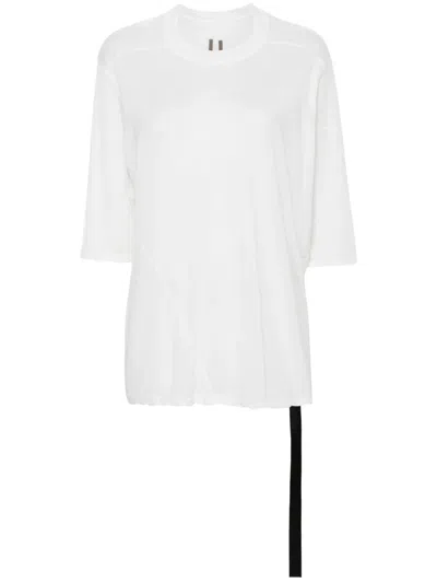 Rick Owens Drkshdw Walrus Organic-cotton T-shirt In White
