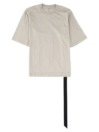 Rick Owens Drkshdw Walrus Relaxed Fit Unique Hem Cotton T-shirt In Neutral