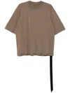 Rick Owens Drkshdw Walrus T-shirt In Braun