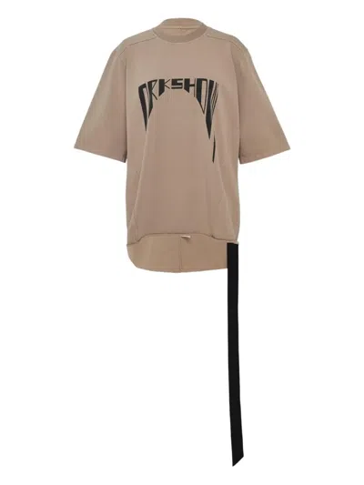 Rick Owens Drkshdw Walrus T Short-sleeve T-shirt In Brown