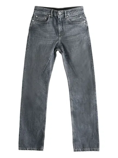 Rick Owens Drkshdw Washed-effect Jeans In Gray