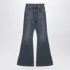 Rick Owens Drkshdw Washed Flared Jeans In Gray