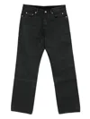 Rick Owens Drkshdw Wide-leg High-rise Jeans In Black