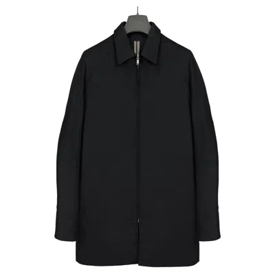 Pre-owned Rick Owens Drkshdw Waxed Padded Coat In Black