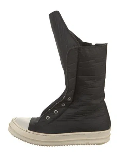 Pre-owned Rick Owens Drkshdw Wedge Sneakers In Black
