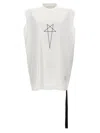 RICK OWENS DRKSHDW RICK OWENS DRKSHDW WHITE COTTON TOP