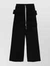 Rick Owens Drkshdw Wide Cargo Drawstring Trousers