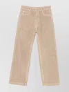 Rick Owens Drkshdw Wide-leg 5-pocket Denim Trousers In Multi