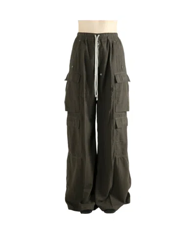 Rick Owens Drkshdw Wide-leg Casual Pants In Black