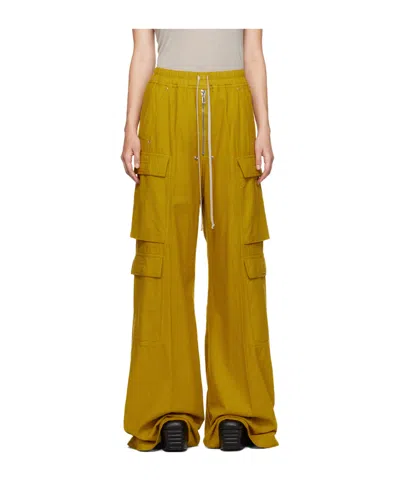 Rick Owens Drkshdw Wide-leg Casual Pants In Brown