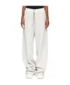 Rick Owens Drkshdw Wide-leg Cotton Trousers In White