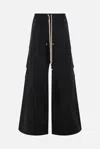 Rick Owens Drkshdw Drkshdw By Rick Owens Relaxed Fit Wide Leg Pants In Black