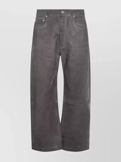 Rick Owens Drkshdw Wide Leg Trousers Belt Loops