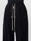 Rick Owens Drkshdw Wide Leg Trousers Featuring Pockets In Black