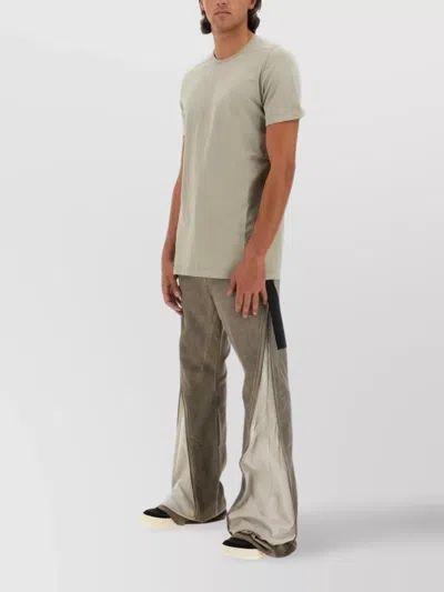 RICK OWENS DRKSHDW WIDE LEG TROUSERS ZIP DETAILING