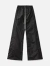 Rick Owens Drkshdw Wide Pusher Pant In Black