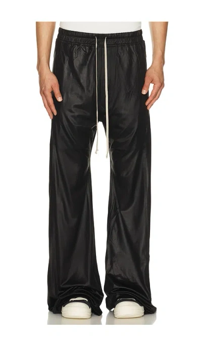 Rick Owens Drkshdw Drawstring-waist Buttoned-side Trousers In Black