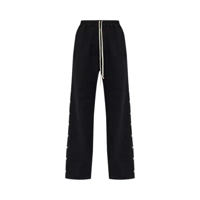Pre-owned Rick Owens Drkshdw Wide Pusher Pants 'black' | Men's Size Xl