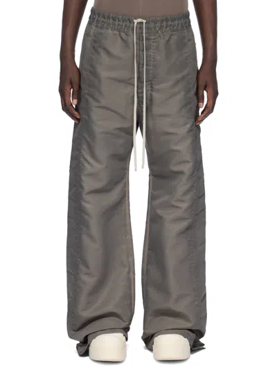 Rick Owens Drkshdw Wide Pusher Pants In Gray