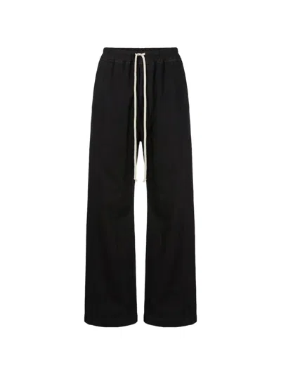 Rick Owens Drkshdw Wide-leg Sweatpants In Black